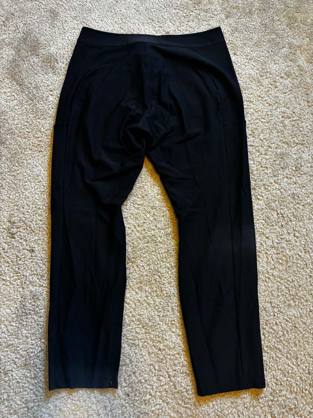 Athleta Stellar Trouser Black 10P Petite Mid-Rise Slim Straight Leg Pants - Picture 7 of 7